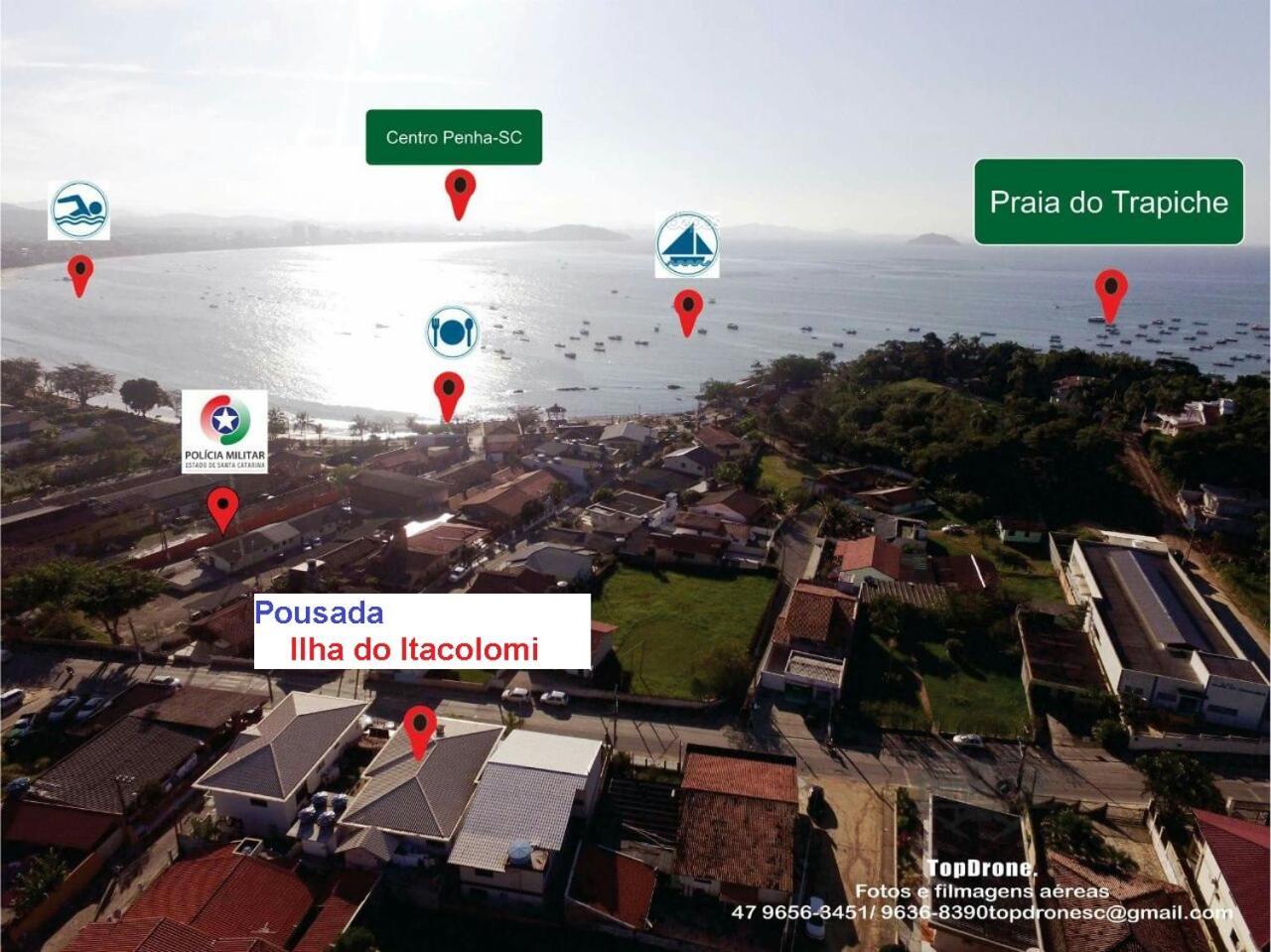 Pousada Ilha Do Itacolomi 페냐 외부 사진