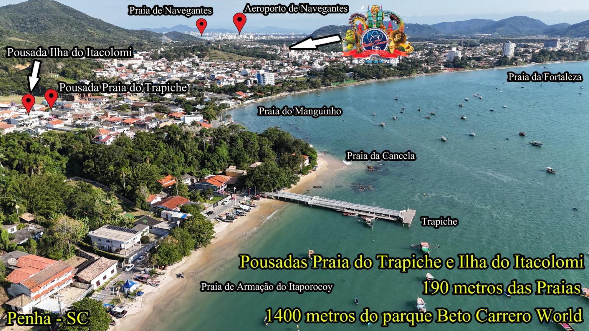 Pousada Ilha Do Itacolomi 페냐 외부 사진